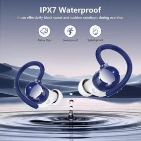 WUYI Q53 in-ear fit in a small ear, demonstrates comfort for smaller ear shapes