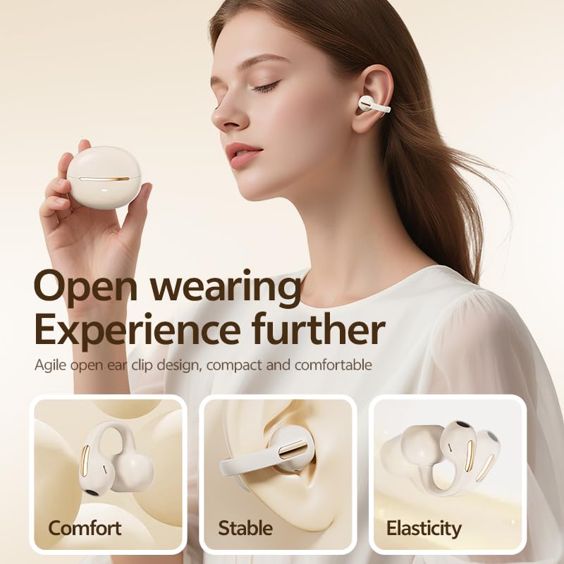WUYUEGE 48-hour total playback with compact charging case.