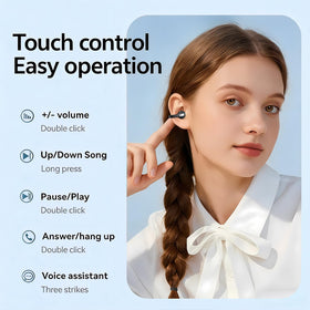 WUYUEGE earbuds weigh about 5g per earbud for light wear.