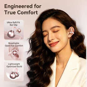 WUYUEGE close-up of C-shaped clip, highlighting secure comfortable fit