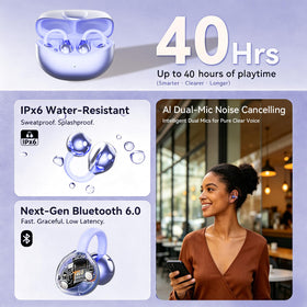 WUYUEGE earbud texture detail emphasizing driver housing and improved sound clarity