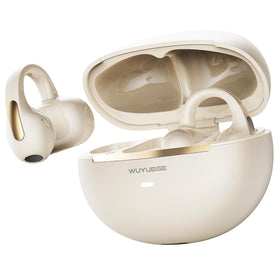 WUYUEGE open-ear design for safe, comfortable listening outdoors.