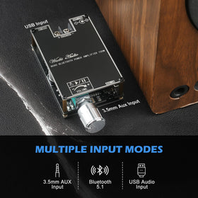 Wuzhi Audio ZK-1001B TWS pairing setup for wireless stereo
