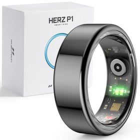 WuzuTech Hertz P1 Ring front view, sleek titanium design for everyday wear