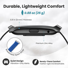 WuzuTech Herz P1 Bluetooth 5.4 syncing with iOS and Android.