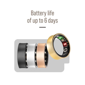 WuzuTech Herz P1 ring closeup titanium finish highlights lightweight, durable wear for all-day comfort.