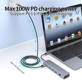 WWLSV 9-in-1 USB C Hub includes SD/Micro SD readers for fast media transfer