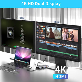 WWLSV dual HDMI outputs deliver 4K visuals when DP 1.4 is supported.