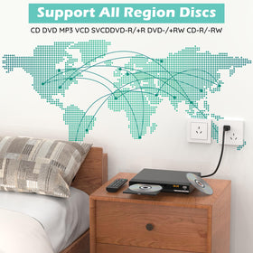 Wxjwyt back ports with HDMI RCA and coaxial outputs for flexible connections