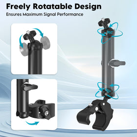 WXPSKY dual ball-joint closeup for precise angle adjustment benefit