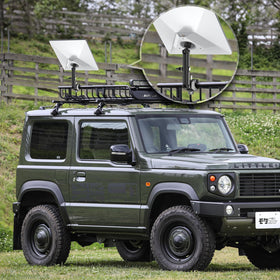 WXPSKY size comparison showing compact mount portability benefit