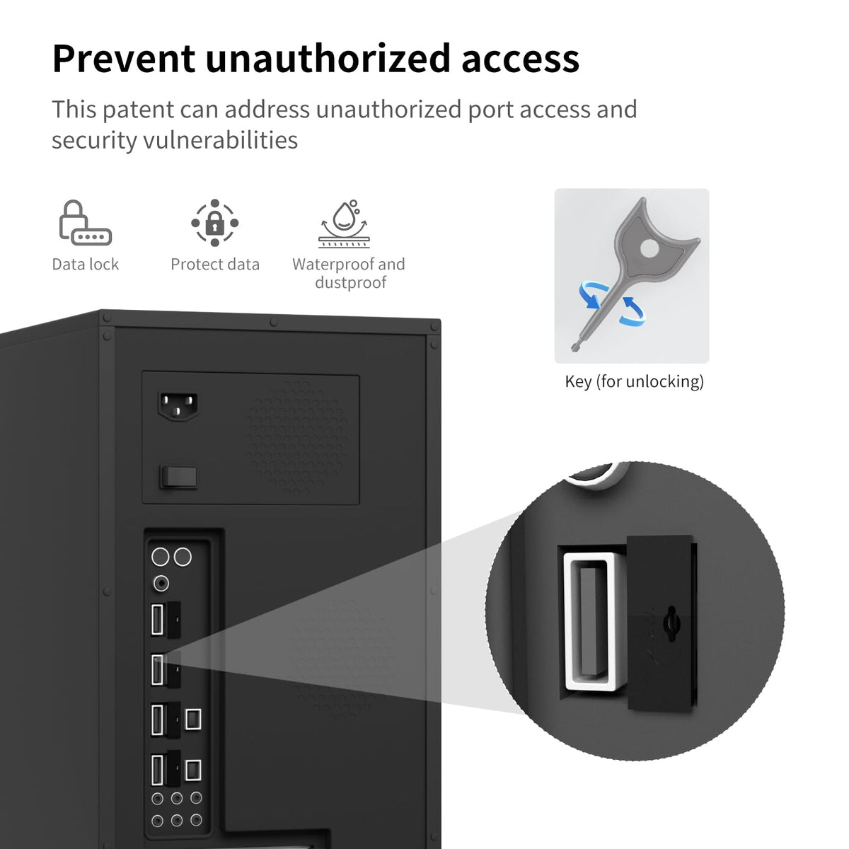 WXZRLIU 100-piece kit highlights multiple locks for shared devices.