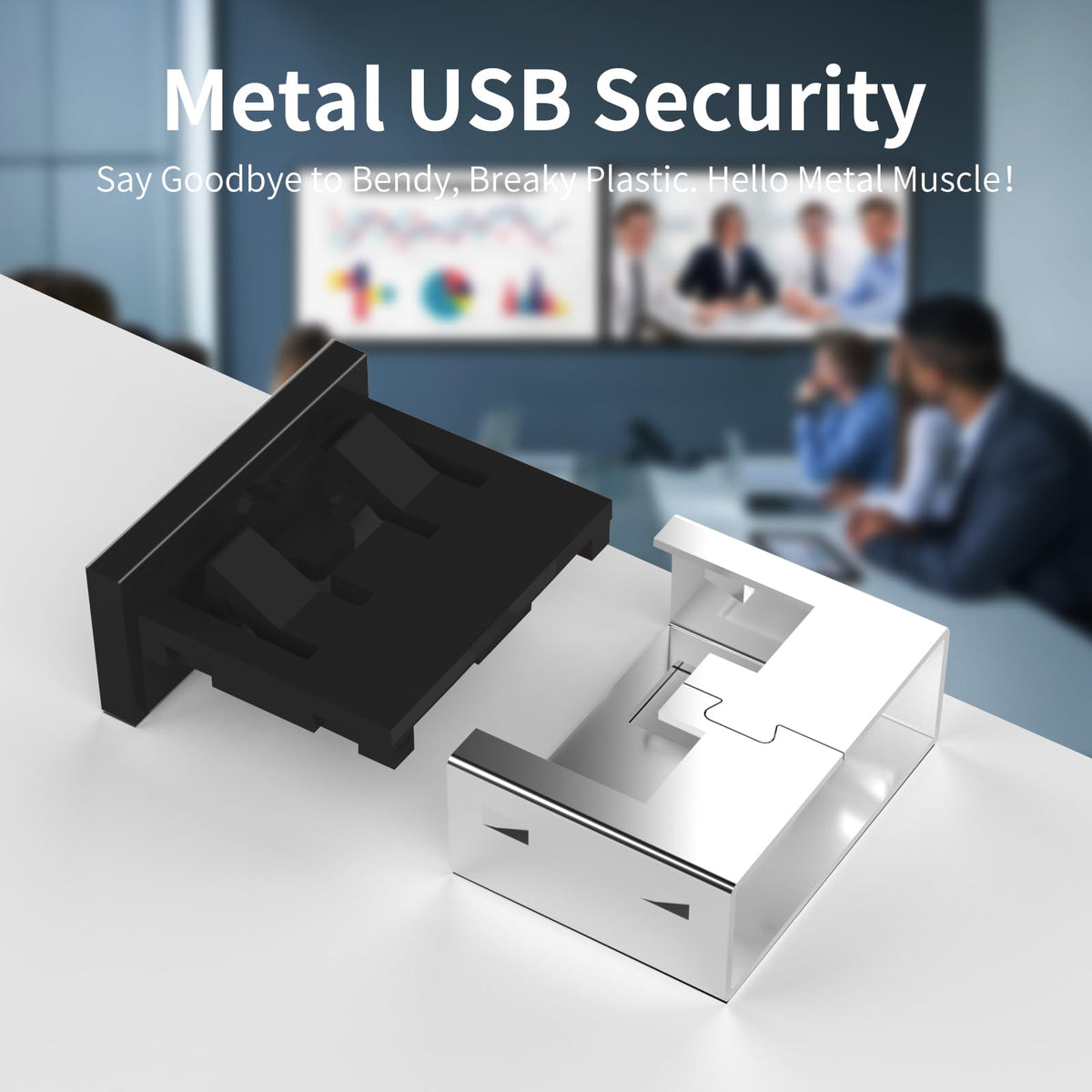 WXZRLIU USB port lock with 10 keys provides quick backup access.