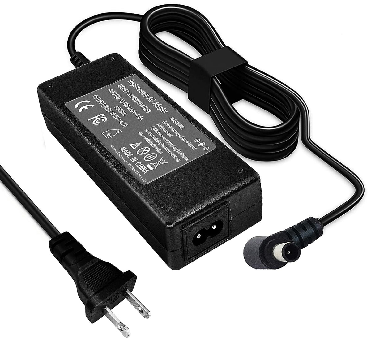 Wymisnit 19.5V adapter for Sony Bravia KDL-48R510C powers the TV reliably