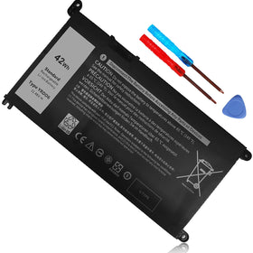 Wymisnit 42Wh YRDD6 battery for Dell Inspiron fits 2-in-1 models for extended use