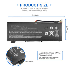 Wymisnit AP18E7M/AP18E8M battery cell assembly showing high-quality construction.