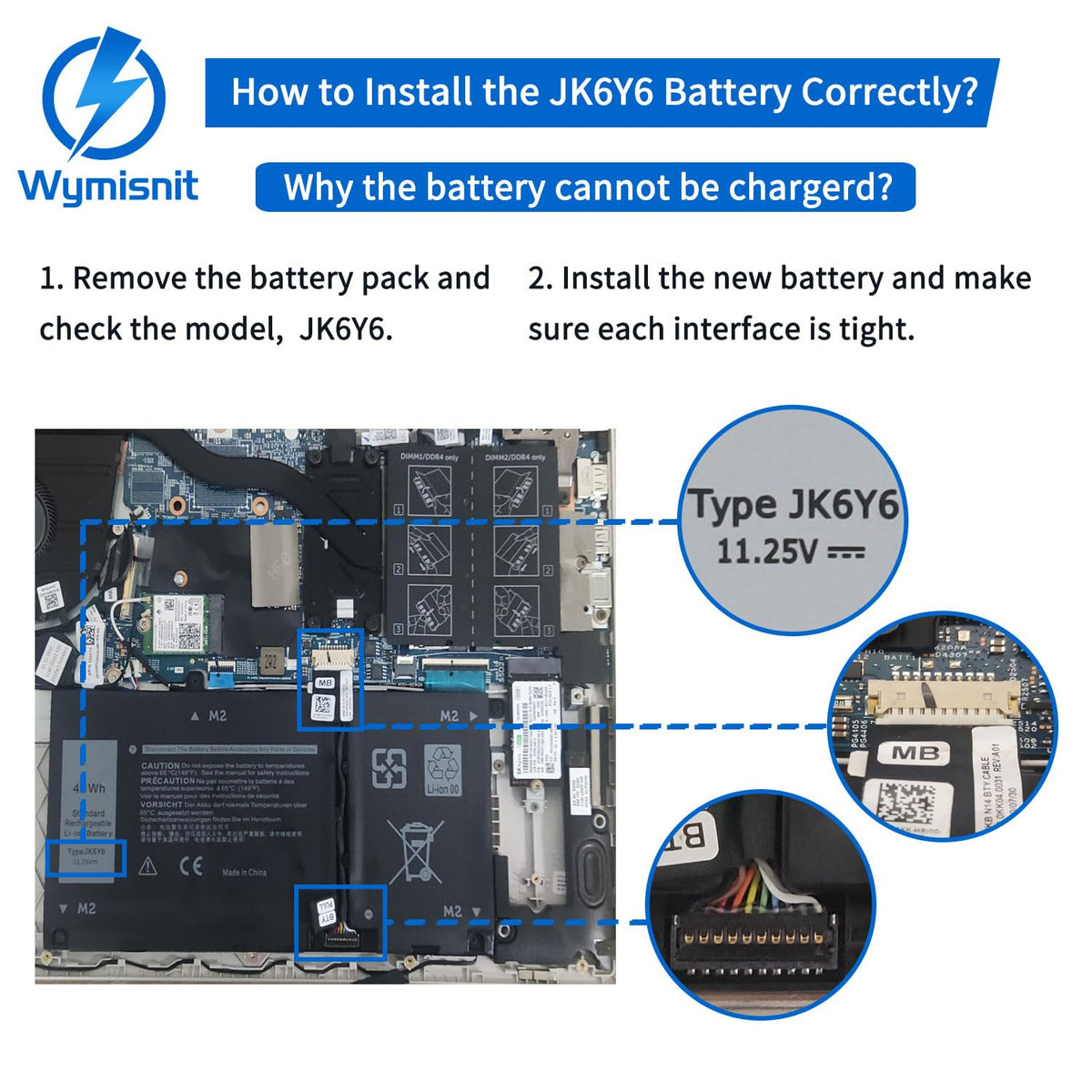 Battery packaging shown with included screwdrivers for DIY replacement