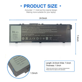 Wymisnit battery connector and label detail ensuring correct Dell compatibility