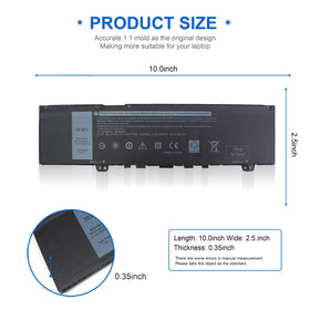 Wymisnit Dell Inspiron 13-7000 battery provides extended runtime and easy installation