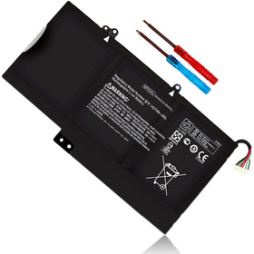 Wymisnit NP03XL on a workspace desk showing a laptop in use with extended runtime