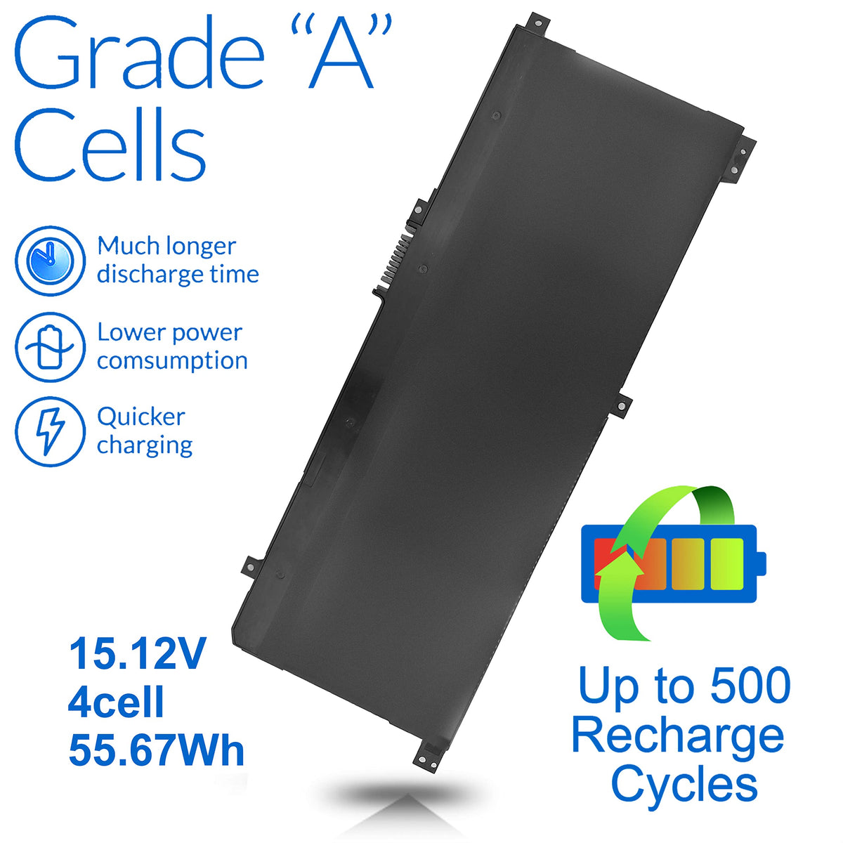 Wymisnit SA04XL battery label visible showing compatibility with Envy models