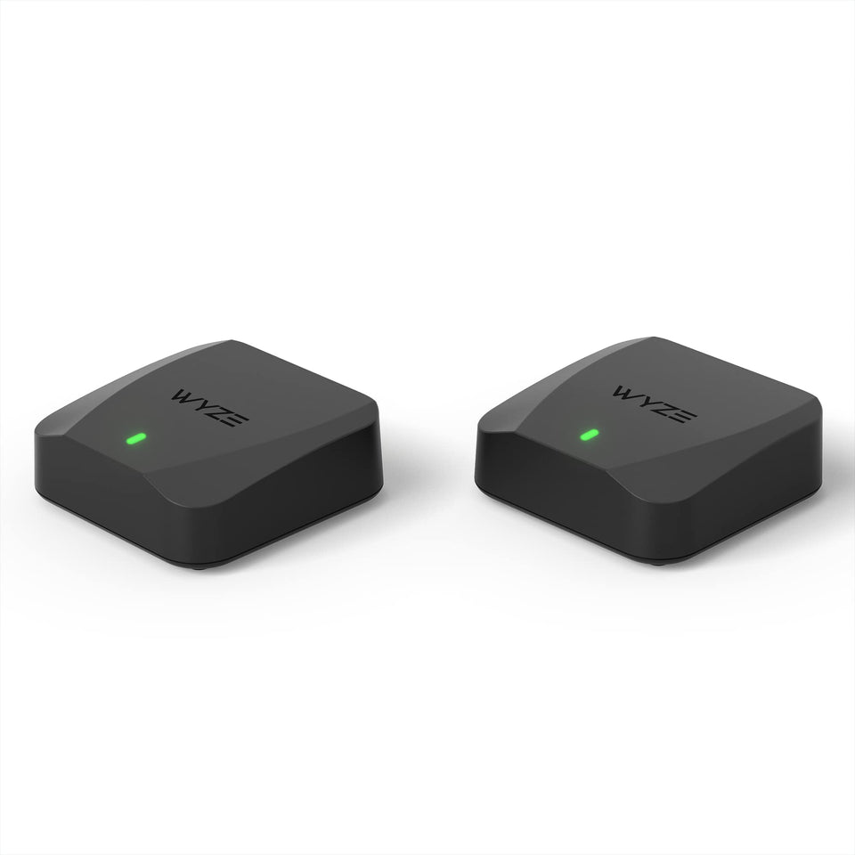 Wyze AXE5400 front view shows a sleek router design for holistic home coverage.