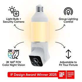 WYZE bulb cam with accessory bulbs showing expanded group lighting control
