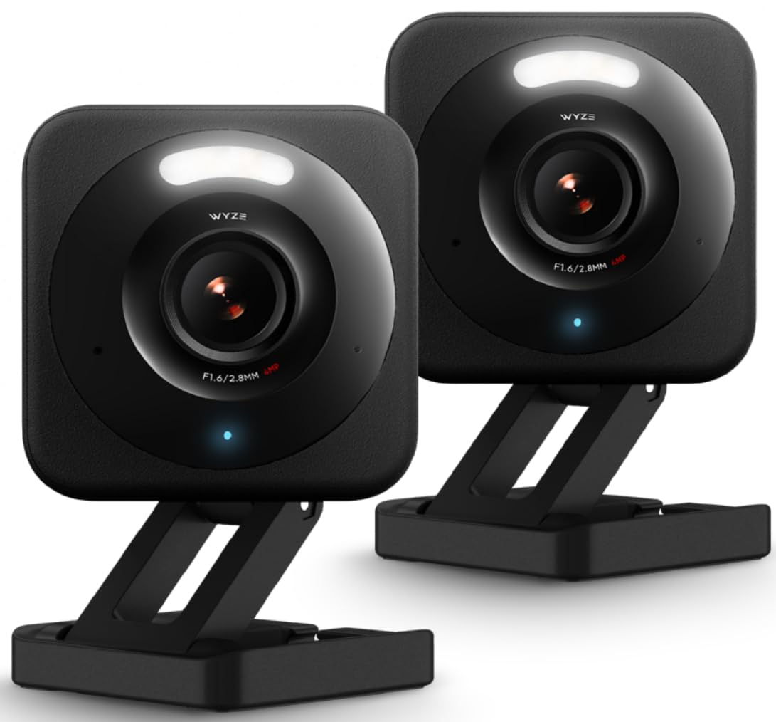 WYZE front view showing camera lens and compact design for clear monitoring