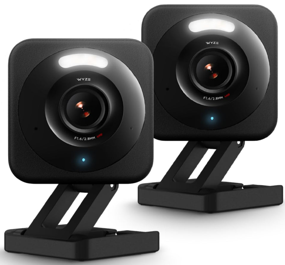WYZE front view showing camera lens and compact design for clear monitoring