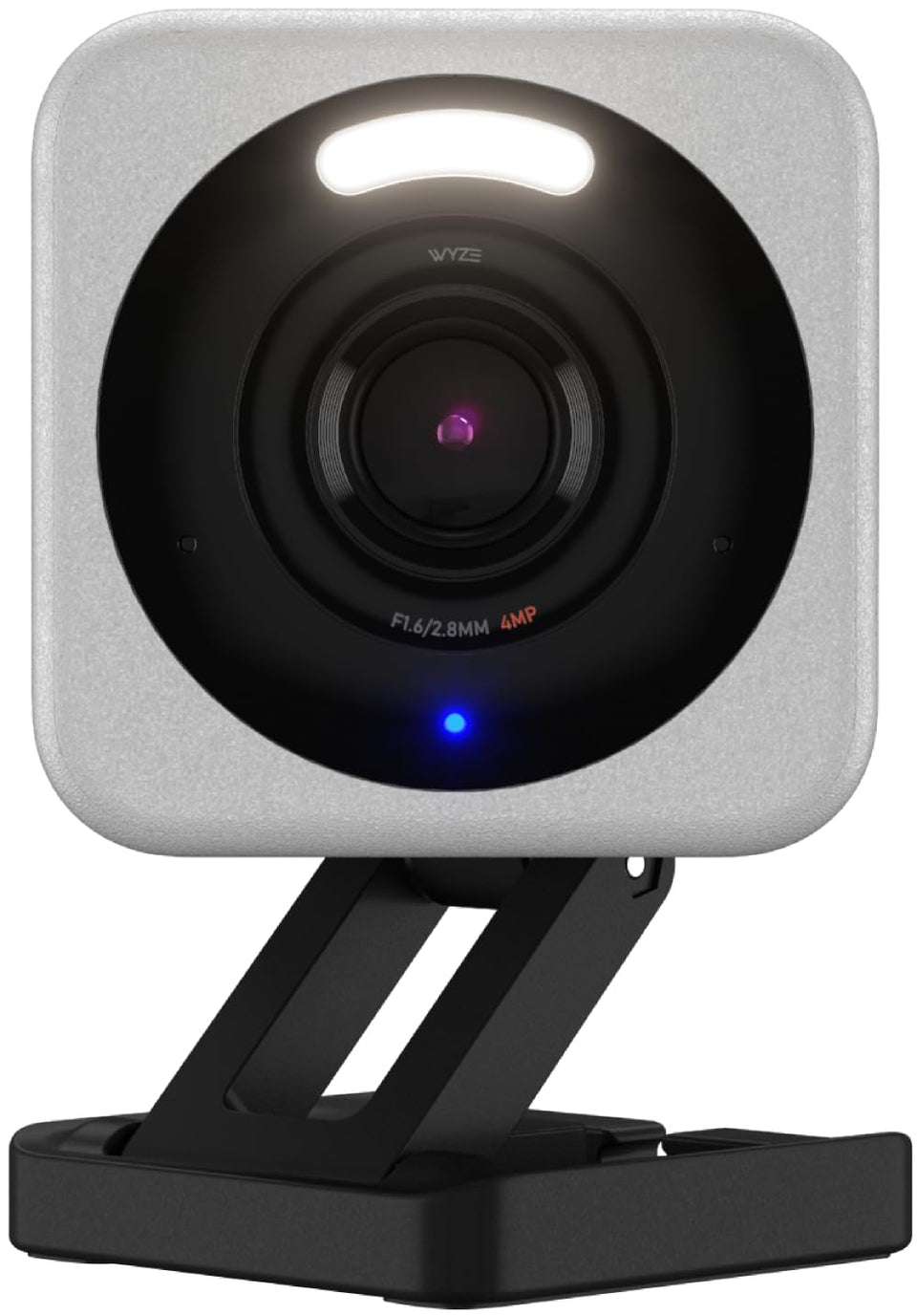 WYZE front view showing camera body and mounting base for clear monitoring