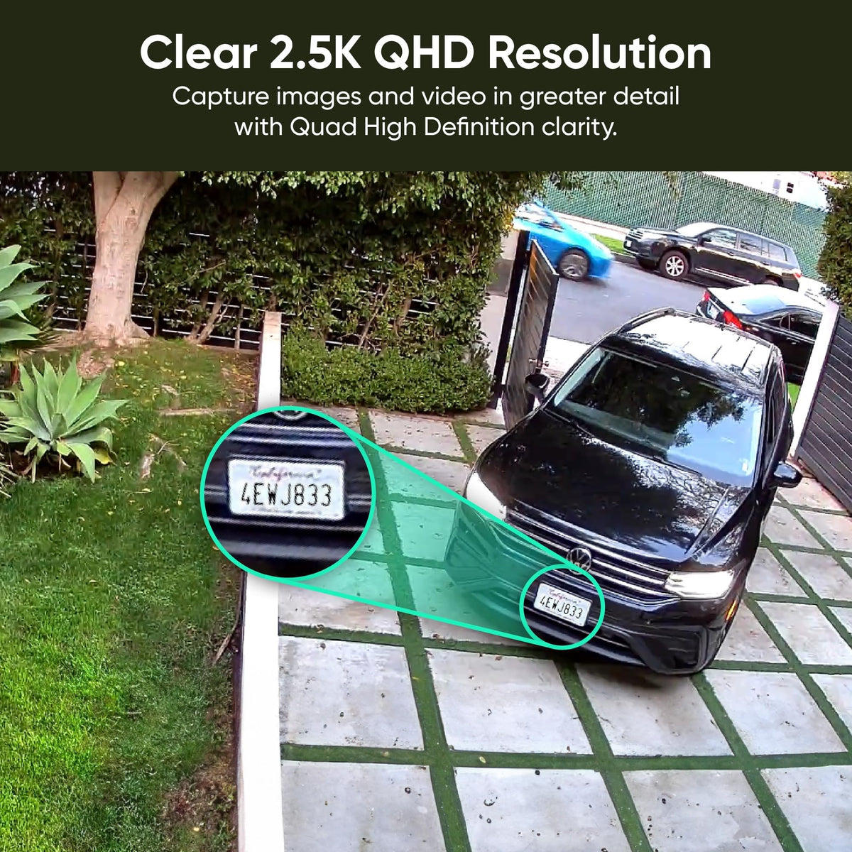 WYZE Cam v4 color night vision sample image, WYZE reveals nighttime details