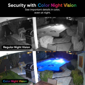 WYZE Cam v4 spotlight and siren demo, WYZE deters motion events visibly