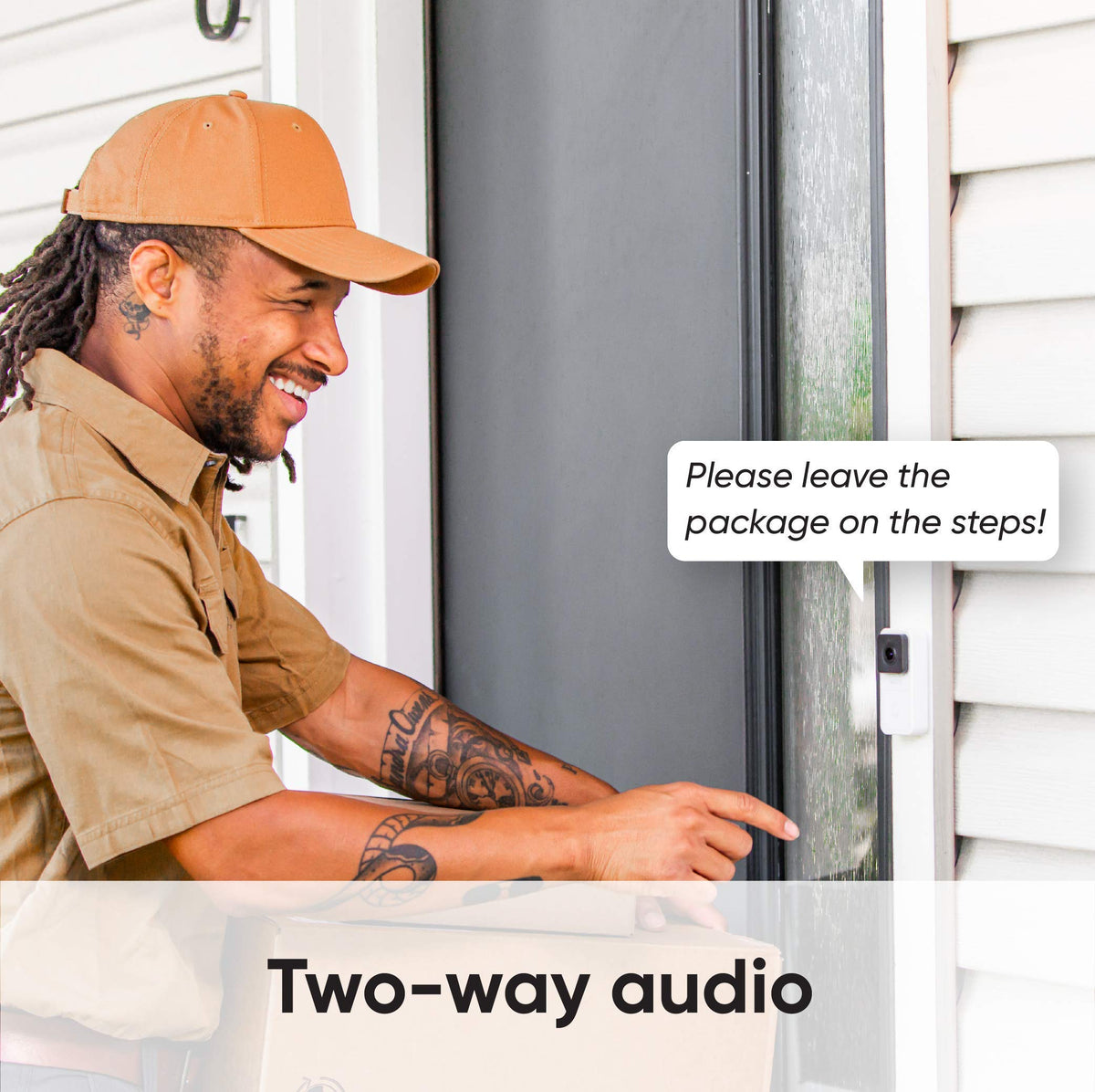 WYZE app live view on phone, demonstrates instant remote monitoring