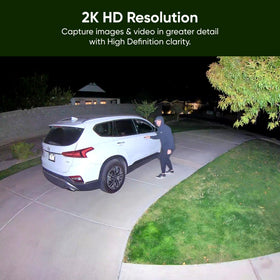 WYZE Floodlight Camera v2 2K HD offers crisp color night vision for dark driveways
