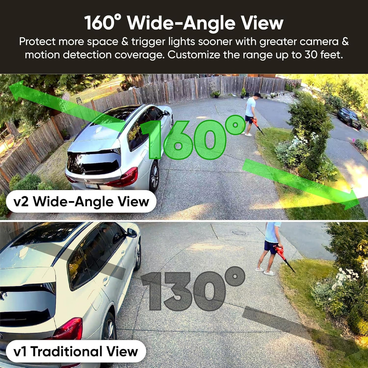 Wyze Floodlight Camera V2 motion detection zones enable focused alerts.