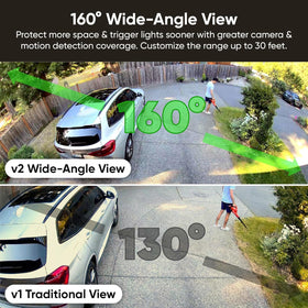 Wyze Floodlight Camera V2 motion detection zones enable focused alerts.