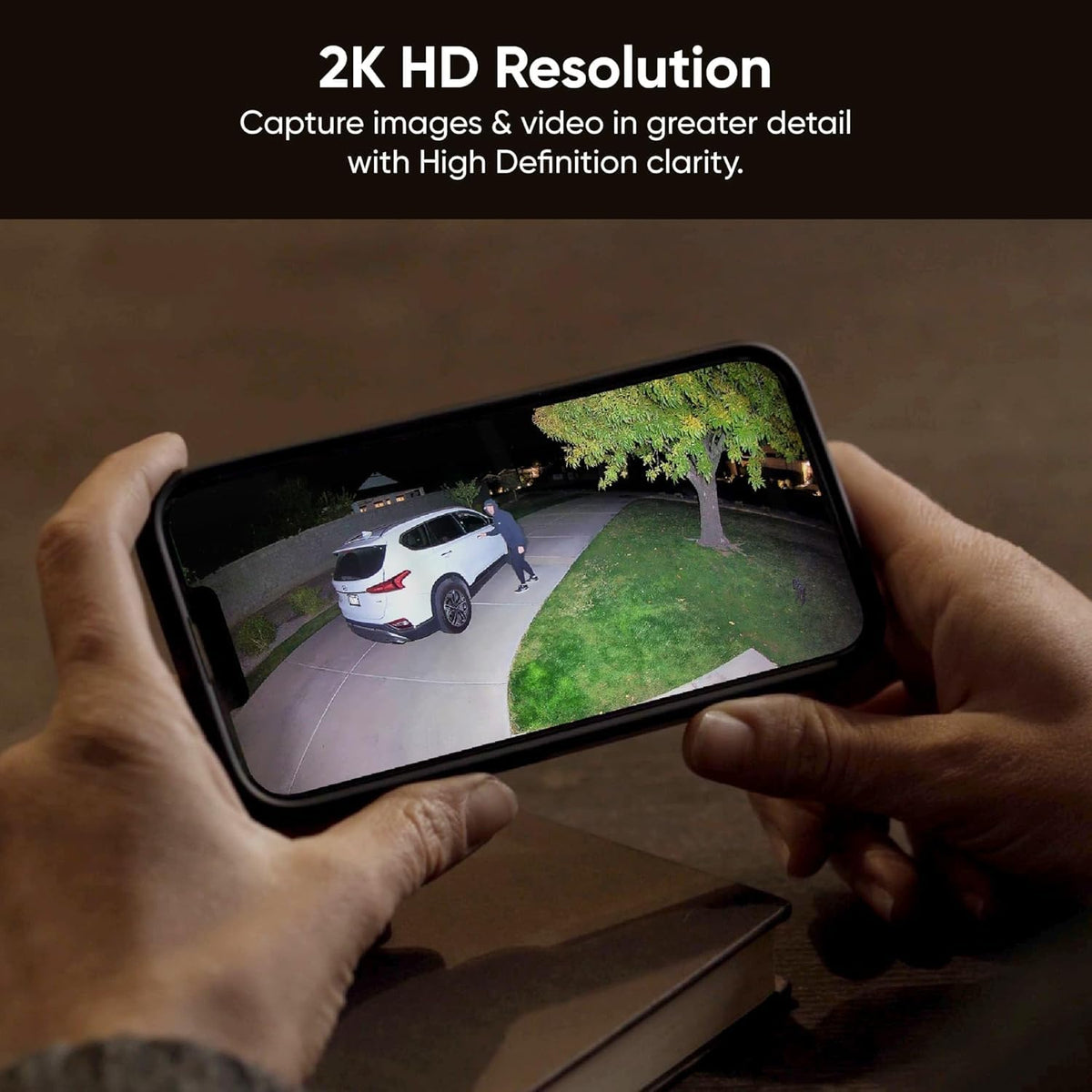 Wyze Floodlight Camera V2 160-degree wide view reduces blind spots around your property.