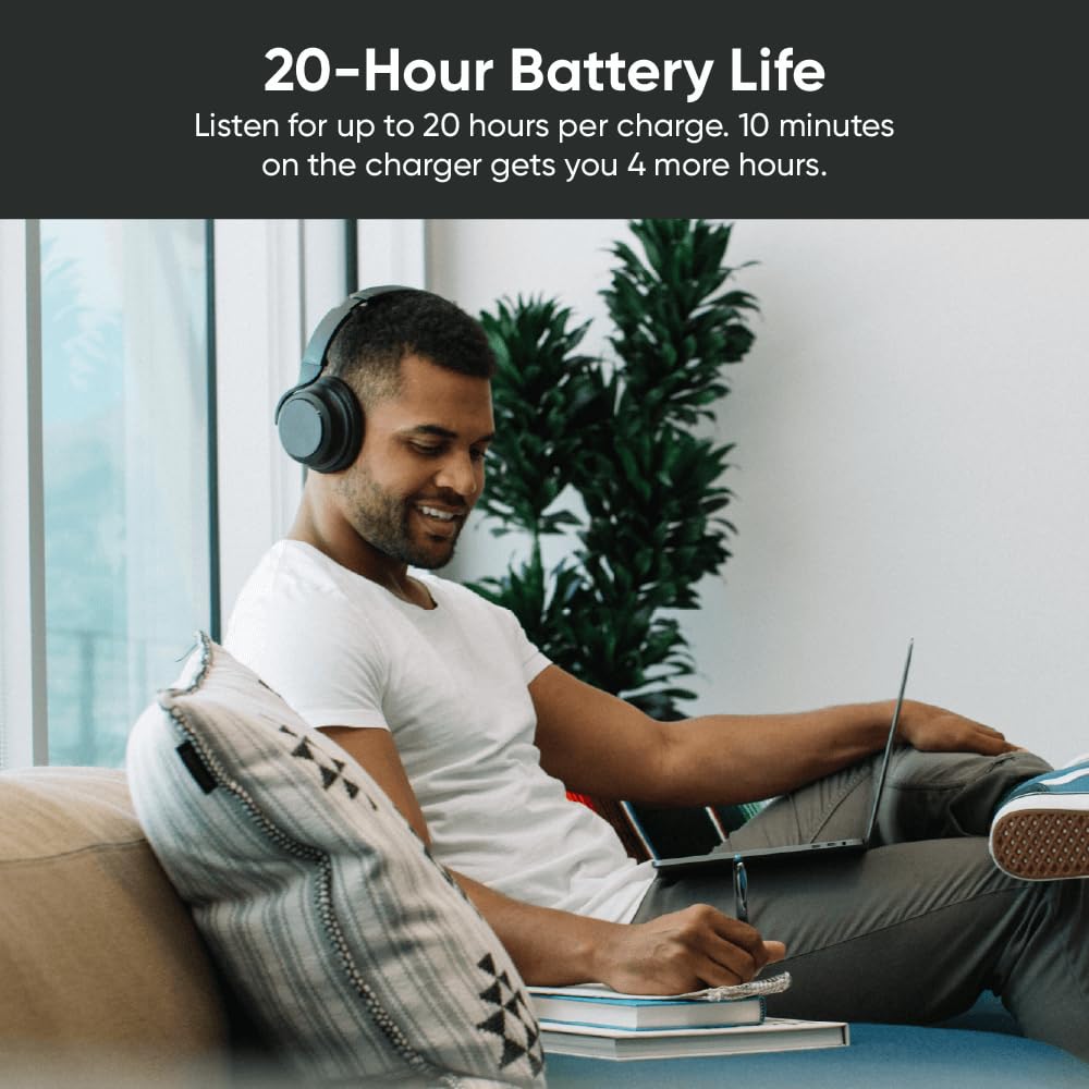 Wyze Headphones 20-hour battery for long travel sessions