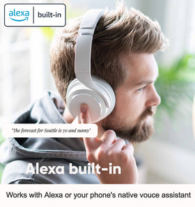 Wyze headphones showing transparency mode for situational awareness.