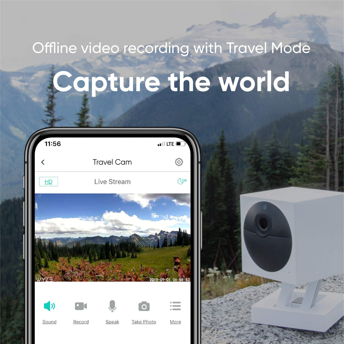 WYZE renewed packaging and label showing inspected-certified condition benefit