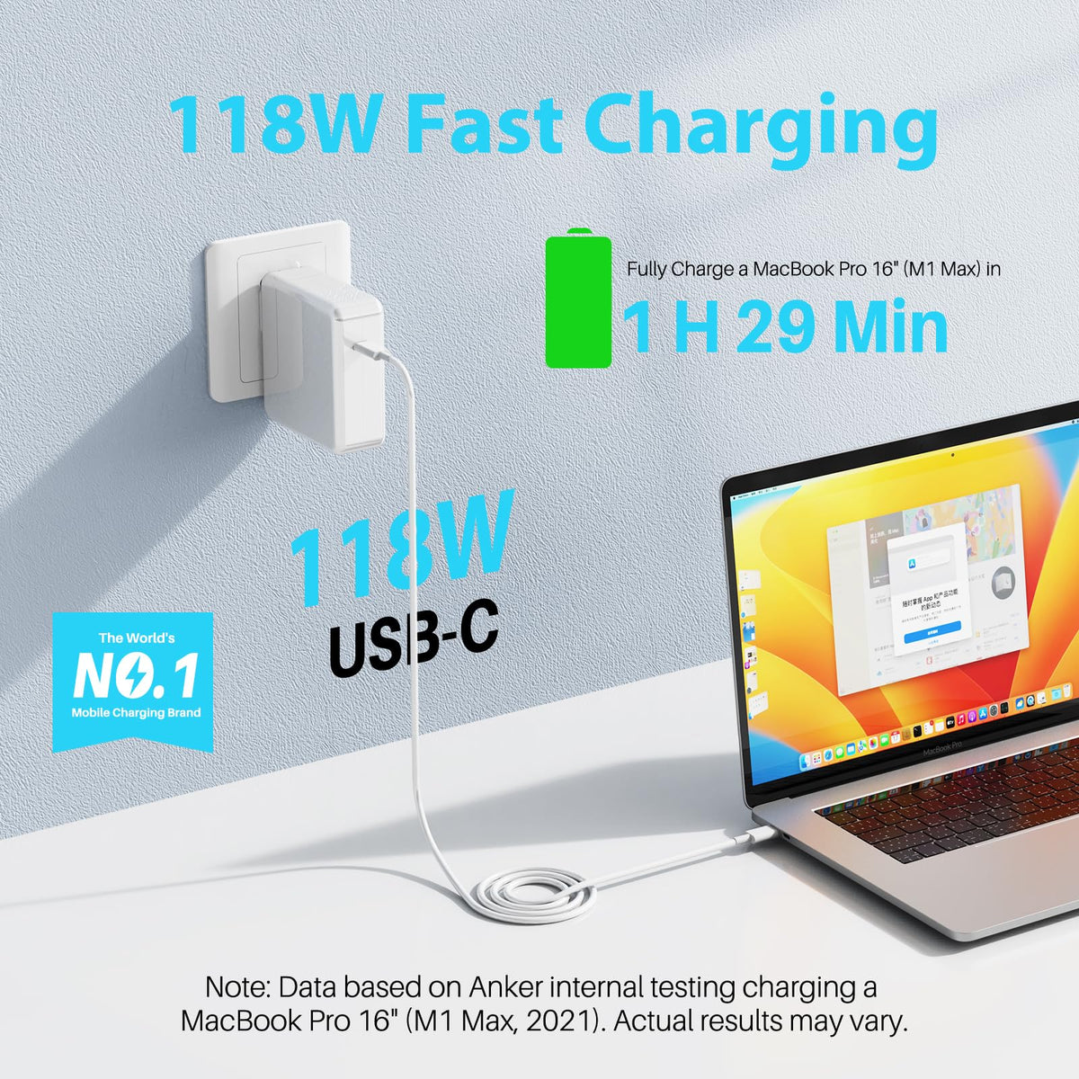 WZCXX charger folded prongs compact and protected for easy travel convenience