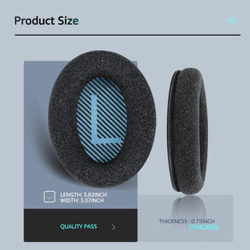 Wzsipod Bose AE2i/AE2w around-ear pads for daily comfort.