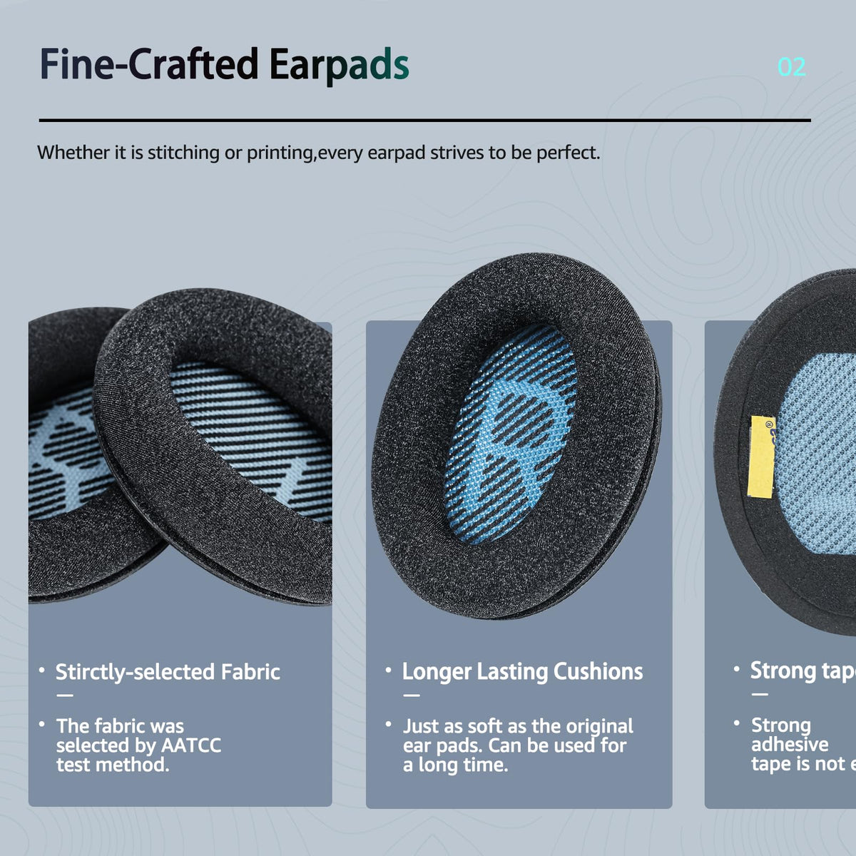 Wzsipod Bose QC15 ear pads with quick tool-free installation.