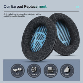 Wzsipod Bose QC25 ear pads maintain seal for consistent sound reproduction.