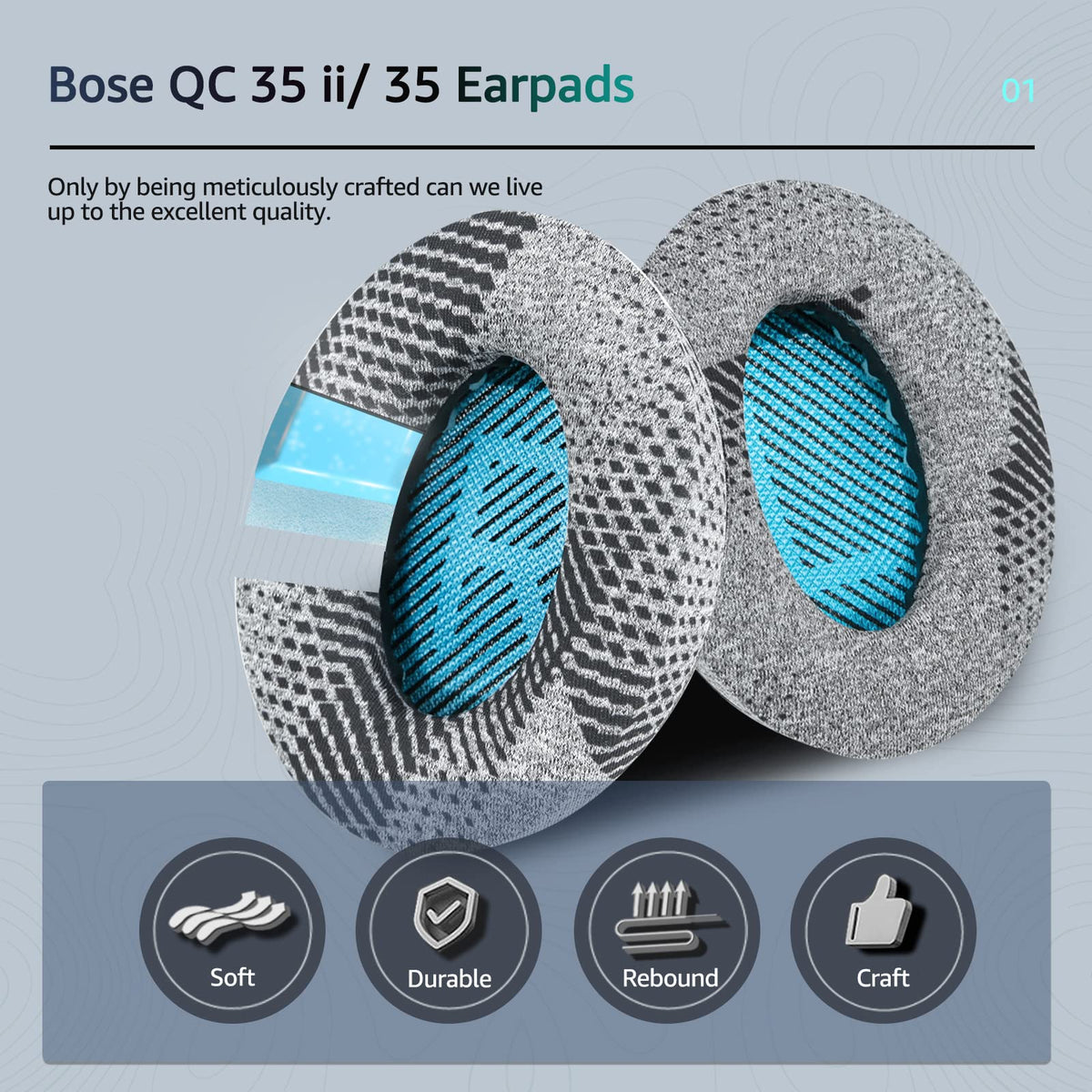 Wzsipod compatible with Bose QC series for easy upgrades.