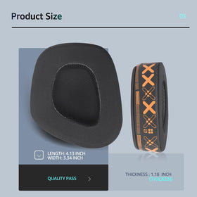 Wzsipod Frozen earpad for Corsair Void Elite with smooth fabric contact
