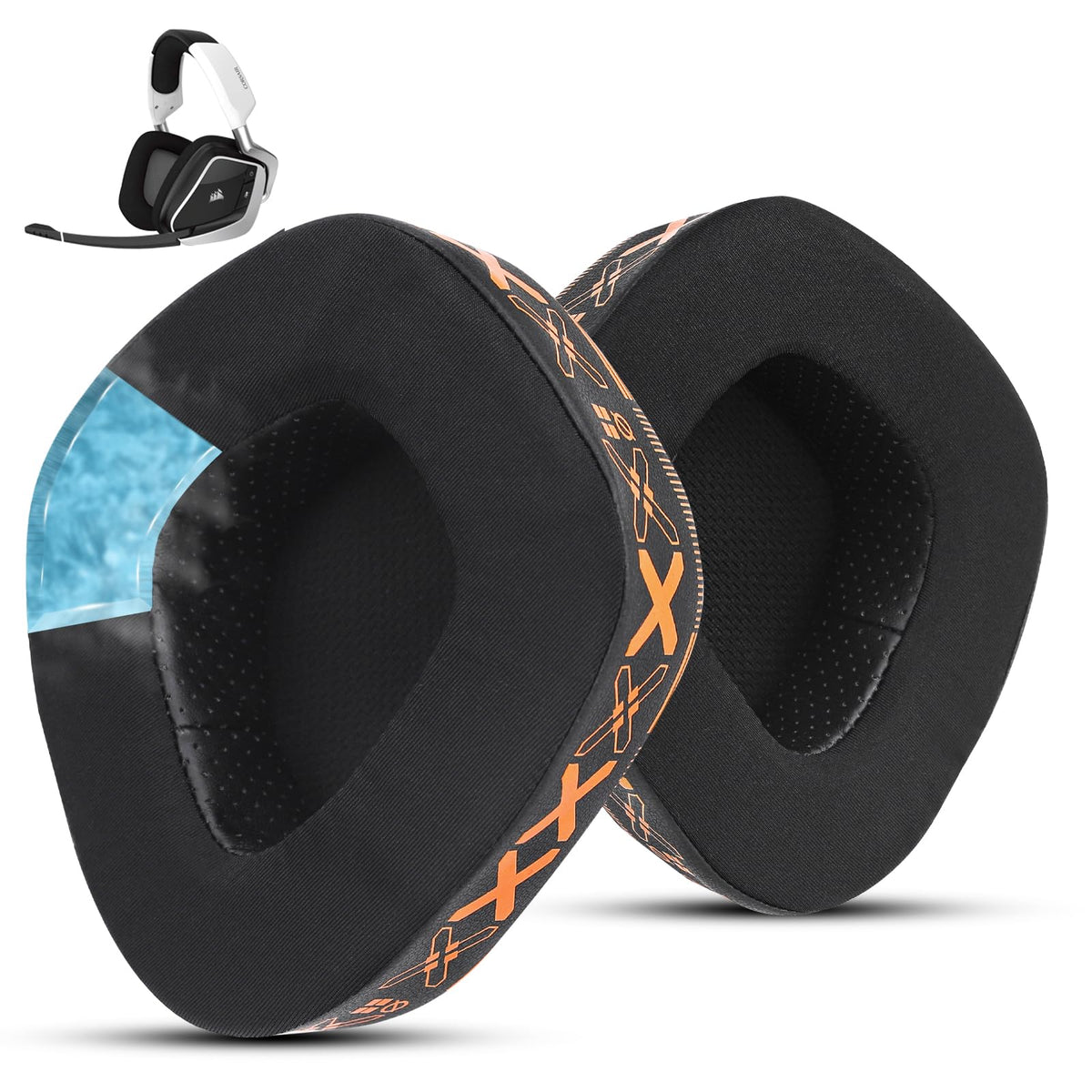 Wzsipod Frozen earpad for Corsair Void Pro Wireless with comfortable fit and cushioning