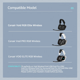 Wzsipod Frozen memory foam core demonstrates premium comfort for Corsair Void Pro