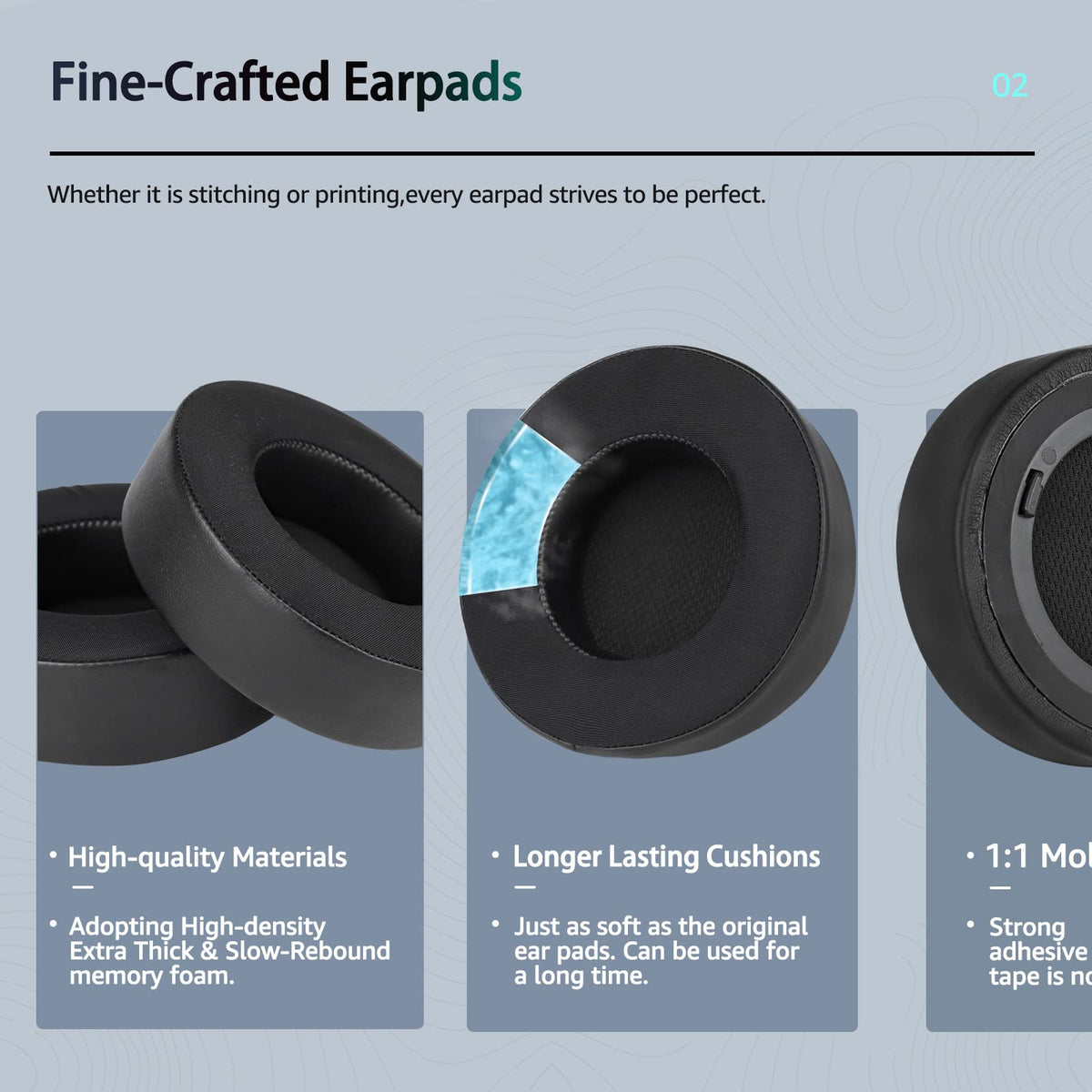 Wzsipod memory foam ear pads for Corsair Virtuoso offer lasting comfort