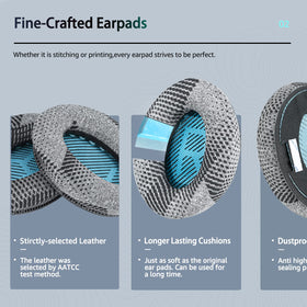 Wzsipod ear pads maintain original sound balance and noise cancelling performance.